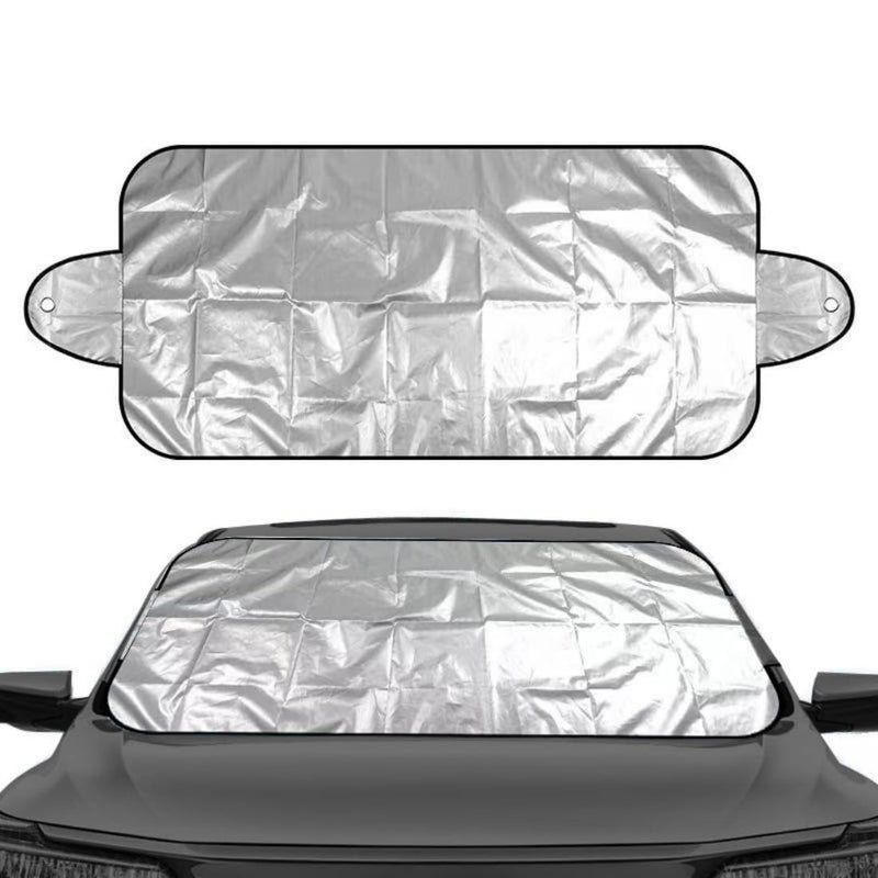 Excefore Car Windshield Sunshade Reflective Sunshade Foldable Can Block Ultraviolet Rays Sunscreen Heat Insulation And Car Cooling Accessories Keep The Car Cool Suitable For Cars Trucks Suvs Silver