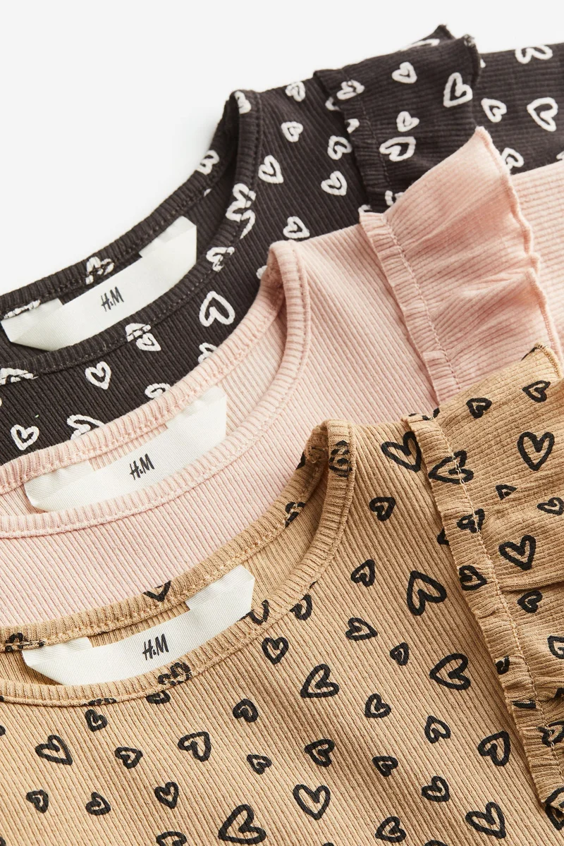 اتش اند ام بلوزة مرنة - عبوة من 3 قطع