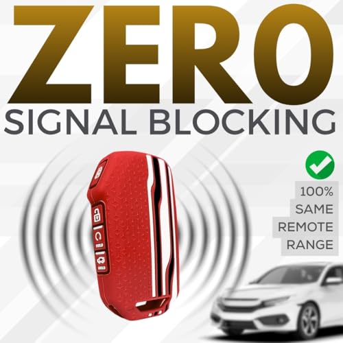 KEYCEPT Tristar Key Cover for Kia Seltos 2024, 2023 Facelift HTX | Sonet Facelift | Carens | Carens Clavis | X Line | Carens Prestige 4 Button Smart Key (Red) - Image 3