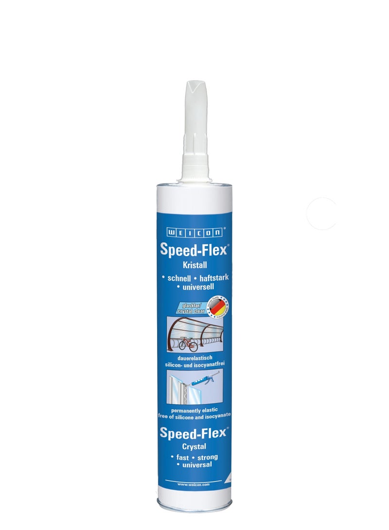 Weicon Speed-Flex 310ml crystal MS-Polymer Adhesive & sealant for fixings - Image 1