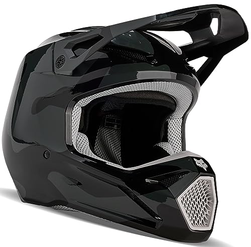 Fox Racing Unisex V1 Motocross Dirt Bike Helmet Black Camo XXLarge - Image 1