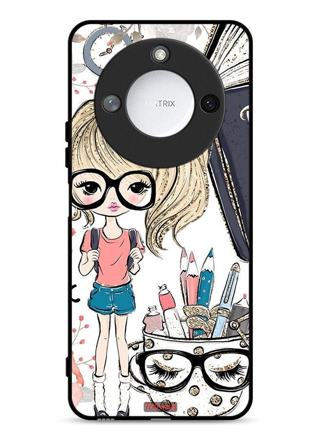 Tolwak Honor X9c Smart 5G Protective Case Cover Unicorn Girl Art  - Image 1