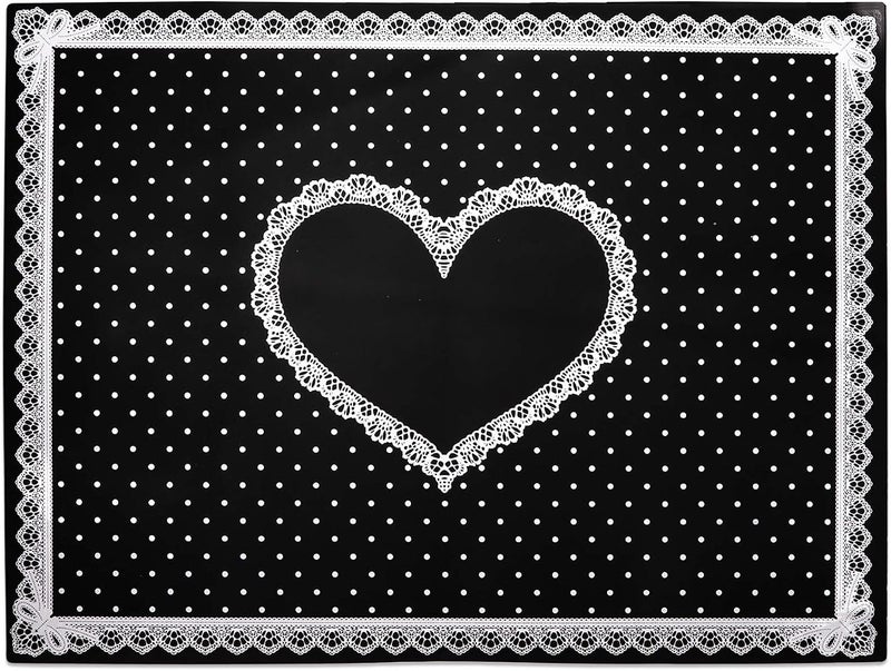 pana Beauticom Silicone Flexible Foldable Workspace Desk Pad Mat for Manicures Nail Art Acrylic Gel Nails and More (Black) - Image 1