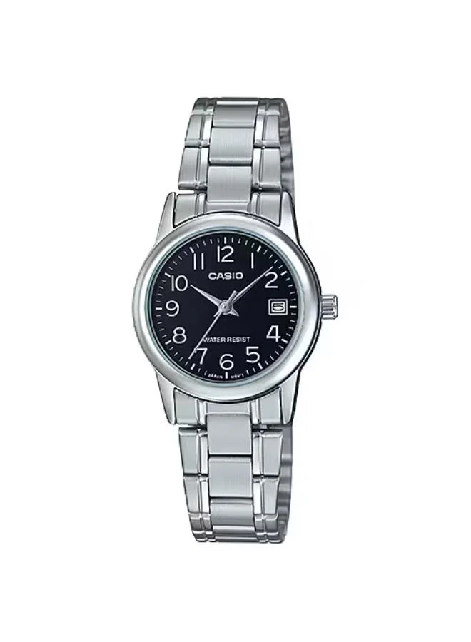CASIO Women's Stainless Steel Analog Watch LTP-V002D-1BUDF - 25 mm