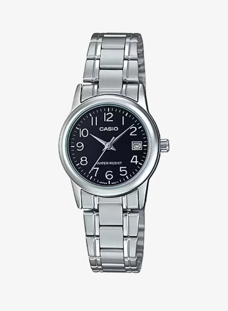 CASIO Women's Stainless Steel Analog Watch LTP-V002D-1BUDF - 25 mm