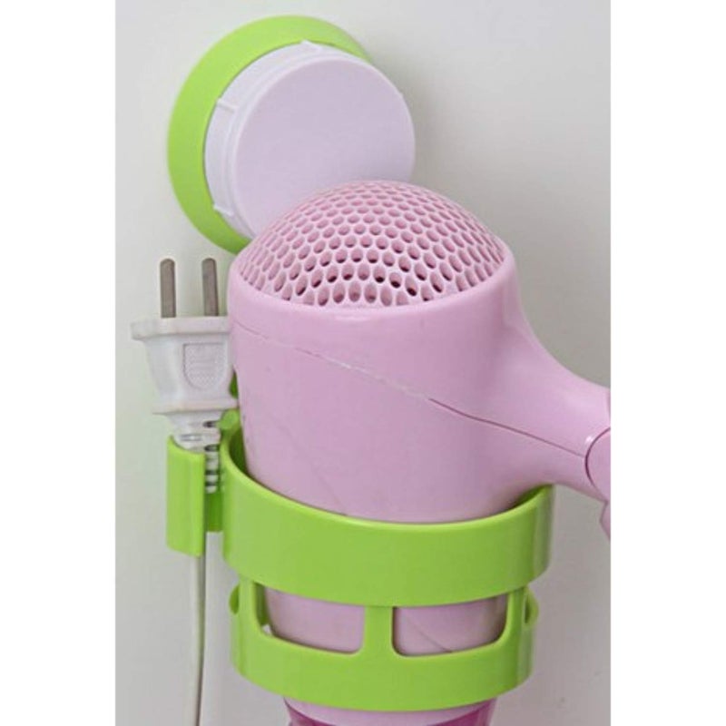 POPLEY Wall Mount Bathroom Hair Dryer Holder with Vacuum Suction Cup Hair Care Tools Holder (Multicolor) - Image 4