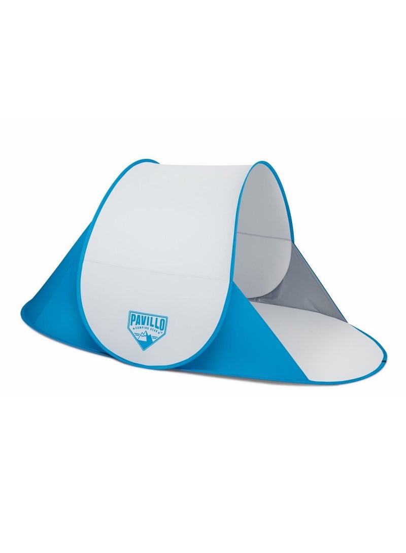 Bestway 67438 Secura Beach Tent (192 x 120 x 85 cm, Blue/White) - Image 1