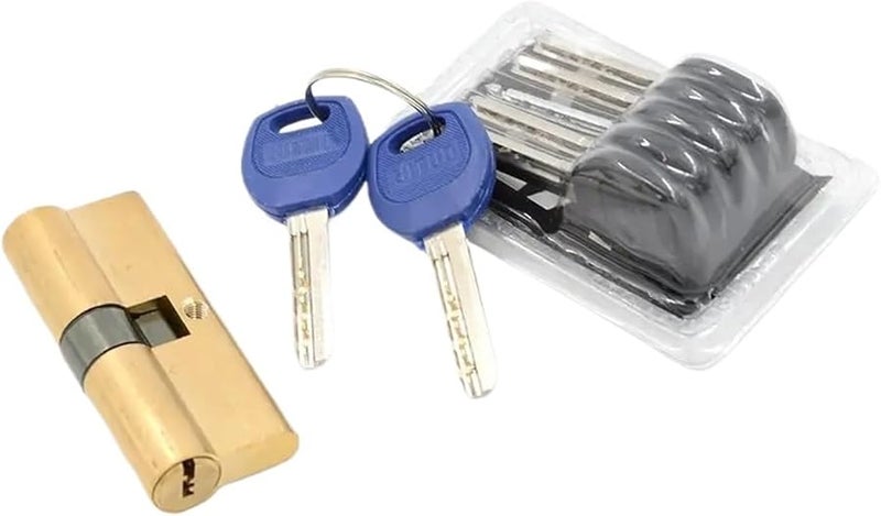 High Security Anti Snap Brass Key Cylinder Door Lock 75MM 37 5 37 5 Barrel - Image 1