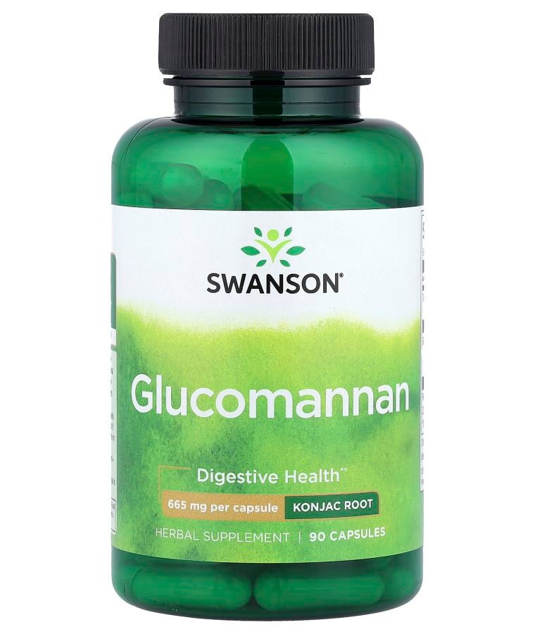 SWANSON غلوكومانان 665 ملغ 90 كبسولة