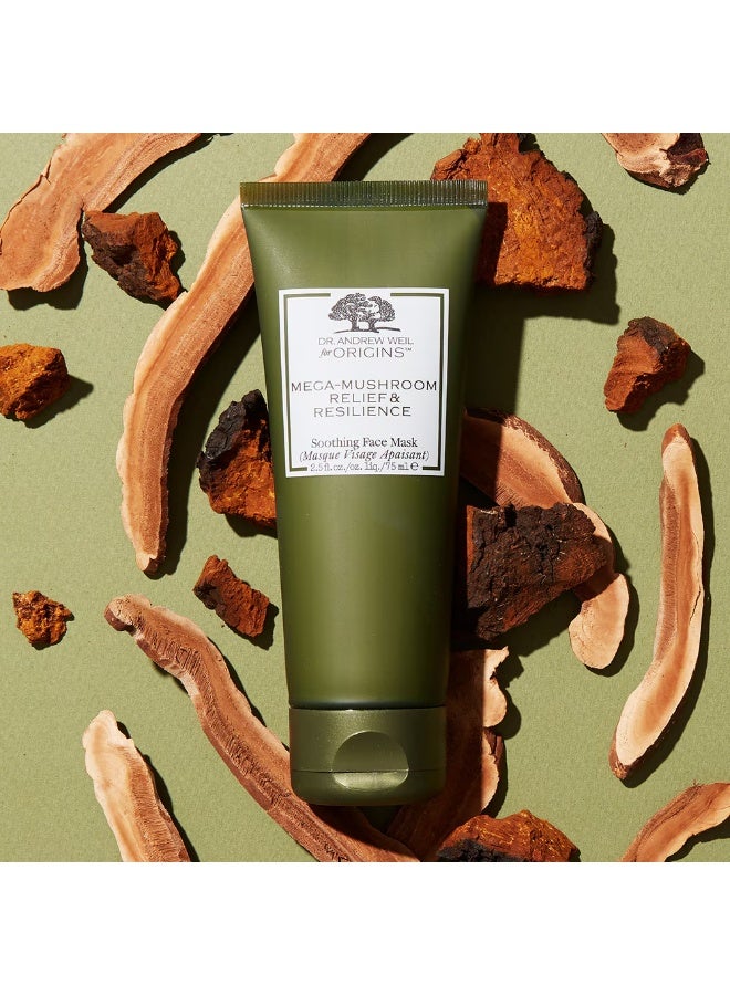 Origins Mega-Mushroom Relief and Resilience Soothing Face Mask for Sensitive Skin 75ml - Image 4