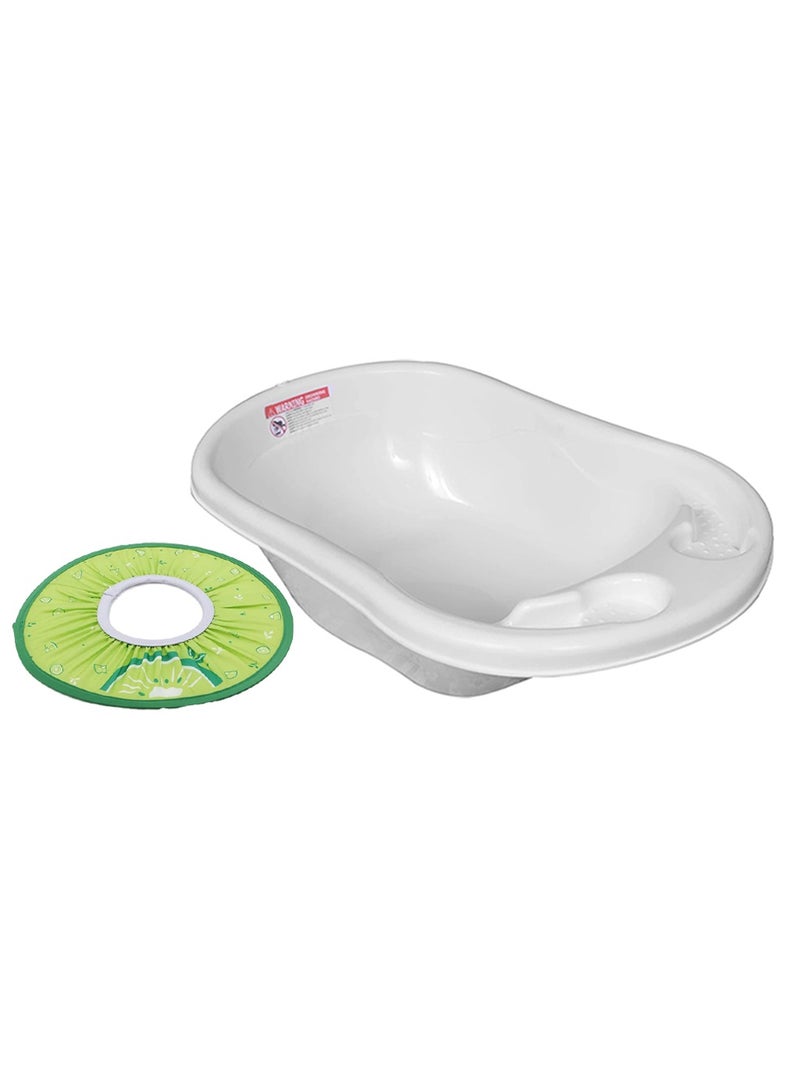 STAR BABiES Sunbaby Buy 1 Get 1 (Splash bath tub with kids shower cap - Blue/Green - Image 1