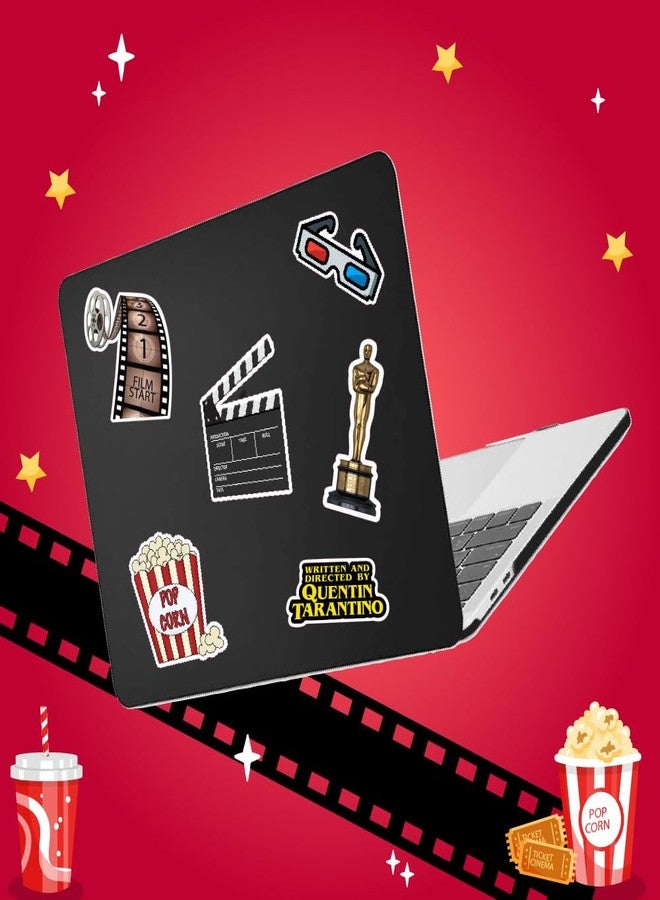 SkyFish Pack of 52 Movie Buff Stickers for Film Lovers, Cinephiles | Perfect for Filmmakers, Critics, Cineholics and Fans | Stick on Laptop, Camera Gear, Director’s Journal - Image 2
