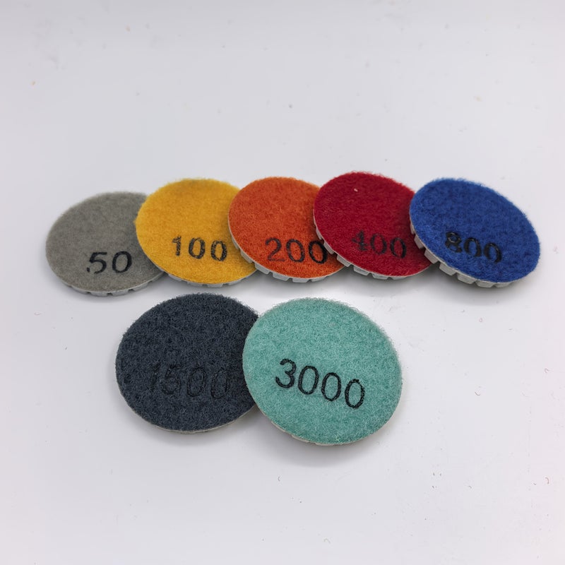 2 Inch 400 Grit Diamond Wet Polishing Pads For Granite Marble Countertops Concrete And Floor Tiles Repair Renovation 3 Pcs - Image 4