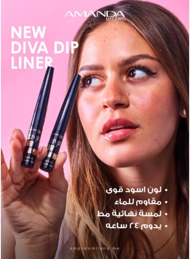 أماندا ميلانو ديفا محدد عيون غير لامع اسود - Image 3