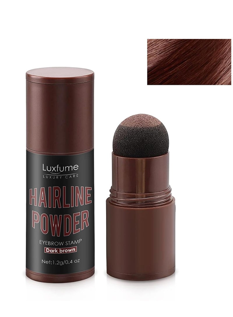 Rosarden عصا مسحوق خط الشعر، بني داكن - تخفي فقدان الشعر على الفور، مسحوق ظل تحديد خط الشعر للنساء والرجال، مقاوم للماء، متعدد الاستخدامات، يدوم طويلاً، محمول - Image 1