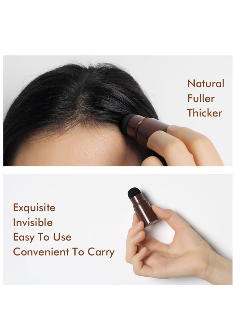 Rosarden عصا مسحوق خط الشعر، بني داكن - تخفي فقدان الشعر على الفور، مسحوق ظل تحديد خط الشعر للنساء والرجال، مقاوم للماء، متعدد الاستخدامات، يدوم طويلاً، محمول - Image 3