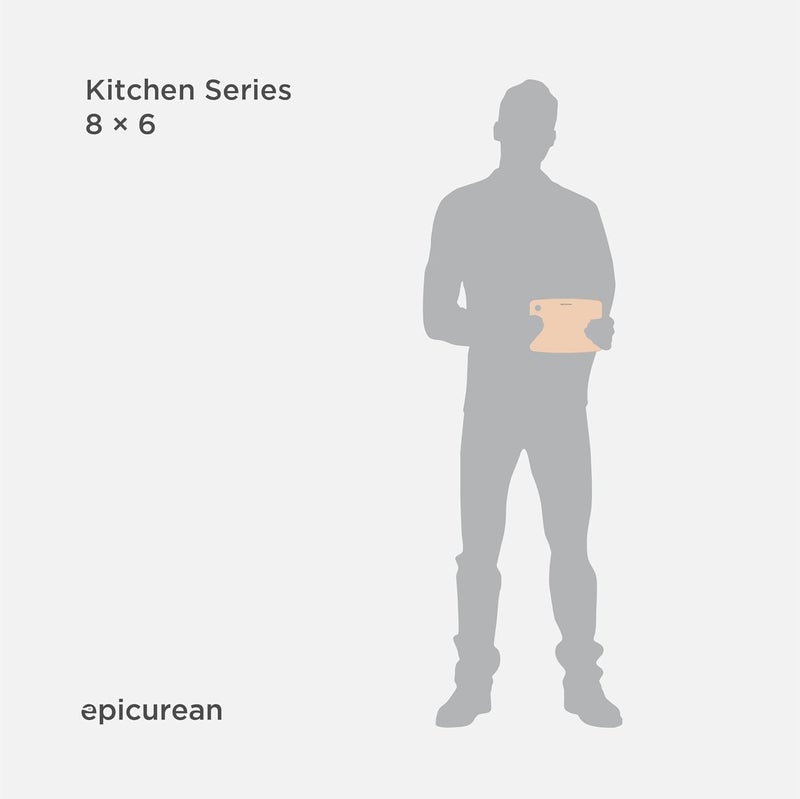 Epicurean Kitchen Series Natural Cutting Board - 8-Inch x 6-Inch - Image 2