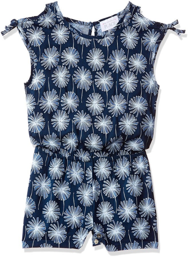 The Children's Place Girls' Jumpsuit (20809401050_Bluecanvas_3-4 Years) - Image 1