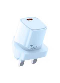 مكدودو شاحن سريع MCDODO GaN PD 20 وات PD + QC محول طاقة شحن سريع للغاية CH-5471 (أزرق)  - Image 1
