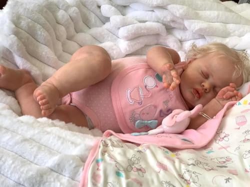 KOKOMANDY Reborn Baby Dolls Girl Looking Real Life 24 inch Toddler Reborn Doll Pickel with Blonde Hair Bebes de Silicona Reborns Weighted Doll for Newborn Toddlers Child Toys Age 6 Girls - Image 5