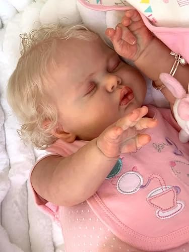 KOKOMANDY Reborn Baby Dolls Girl Looking Real Life 24 inch Toddler Reborn Doll Pickel with Blonde Hair Bebes de Silicona Reborns Weighted Doll for Newborn Toddlers Child Toys Age 6 Girls - Image 1