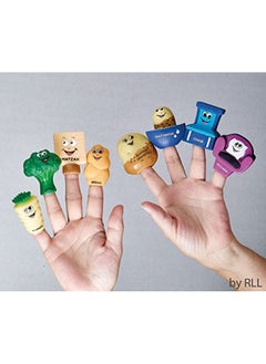 Rite Lite Mah Nishtana Vinyl Finger Puppets Set of 8 | Passover Gifts Pesach Seder Jewish Holiday Party Educational Playful Learning Goodie Bag Favors!  - Image 4