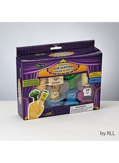 Rite Lite Mah Nishtana Vinyl Finger Puppets Set of 8 | Passover Gifts Pesach Seder Jewish Holiday Party Educational Playful Learning Goodie Bag Favors!  - Image 2