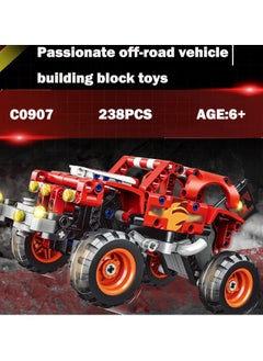 WOMA 238Pcs Off-Road Vehicle Building Block Set Toys, Children's Puzzle Toys for Developing Intelligence In Games  - Image 3