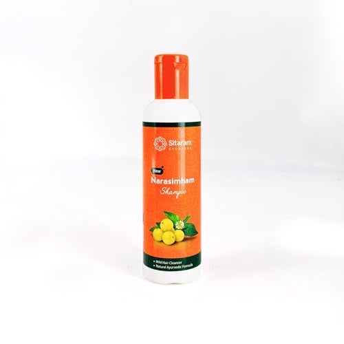 Sitaram Ayurveda Narasimha Shampoo | Mild Herbal Hair Cleanser with Amla, Bhringraj, Neem & Shikakai | Supports Scalp Care & Hair Nourishment | For Daily Use | Natural & Vegetarian | 100 ml - Image 1