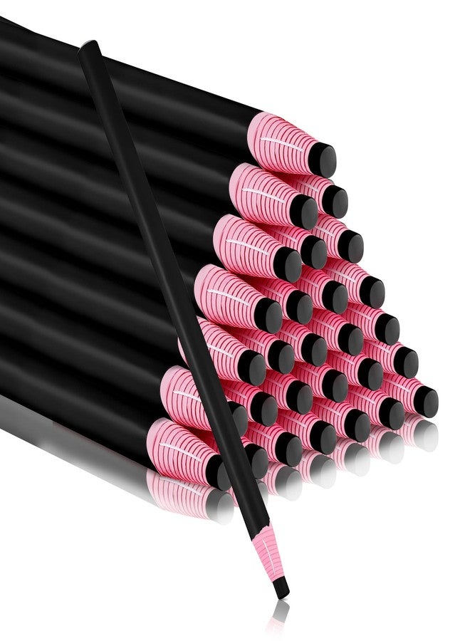 Tinlade 36 Pcs Peel off China Markers Grease Pencils for Mechanical Wax Pencil Marking Crayons for Vinyl Metal Wood Paper Fabrics Leather(Black) - Image 1