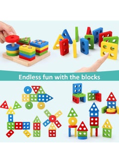 6 Pcs Baby Wooden Toys, Montessori Toys for 1 2 3 Year Old Girls Boys, Baby Toy Learning Musical Sets Educational Toys for Shape Sorting Stacking & Nesting Block & Xylophone - pzsku/Z84FAD0045482B90F642EZ/45/_/1740644753/70e50ba5-ed85-43fe-8f91-29f502acccb3