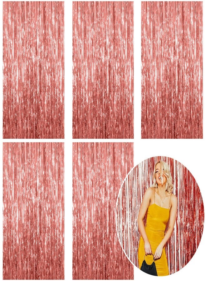K.E.J. Foil Curtain Backdrop(Rose Gold) - Image 1