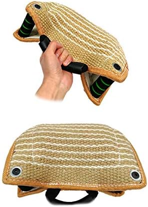 Morezi لعبة سحب عضاضة الكلب موريزي المستهدفة من الجوت للمالينوا والراعي الألماني وتدريب شوتزوند - Image 2