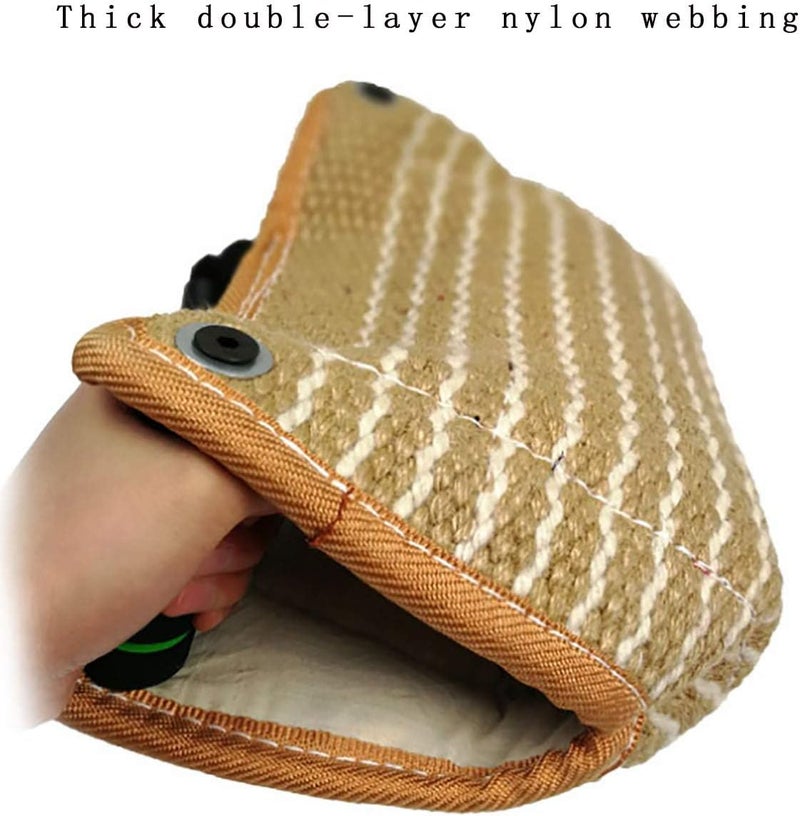 Morezi لعبة سحب عضاضة الكلب موريزي المستهدفة من الجوت للمالينوا والراعي الألماني وتدريب شوتزوند - Image 5