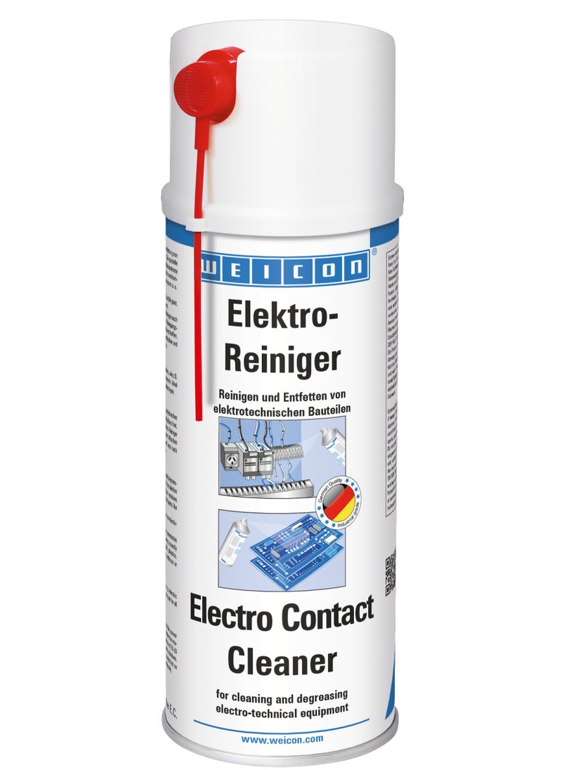 Weicon Electro Contact Cleaner Contact Spray for Electronic Components | Dissolves Corrosion | Removes Dust and Dirt |Increases Conductivity 400 ml  - Image 1