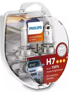Philips New X-Treme Vision G-Force H7 Car Headlight Bulb (12972XVGS2) +130% 12972XVGS2 