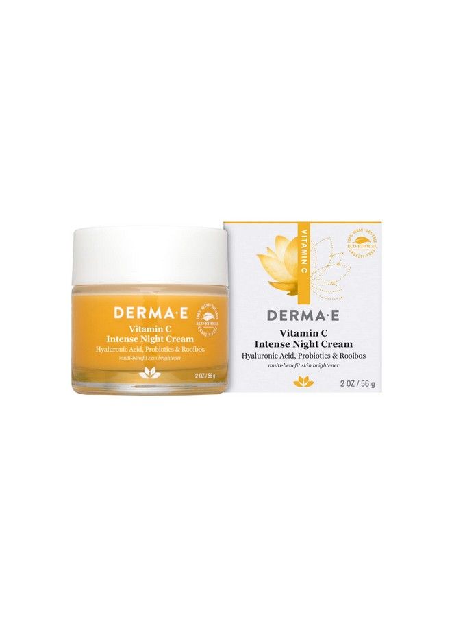 derma-e Vitamin C Intense Night Cream Brightening And Hydrating Facial Skin Renewing Cream Antiaging Overnight Facial Moisturizer 2 Oz - Image 2