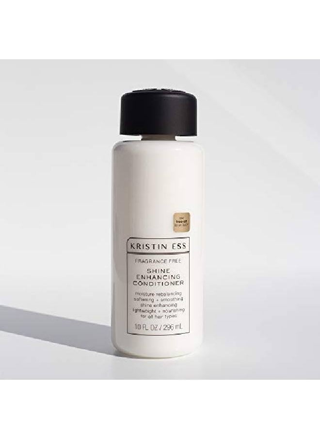 Kristin Ess Hair Fragrance Free Shine Enhancing Conditioner For Moisture Hydration + Shine Vegan Paraben Sulfate Phthalate And Silicone Free Gluten Free 10 Fl Oz  - Image 5