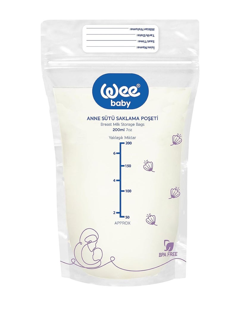 Wee Baby Manual Breast Pump + 20 Milk Storage Bag 200ml. - Image 2