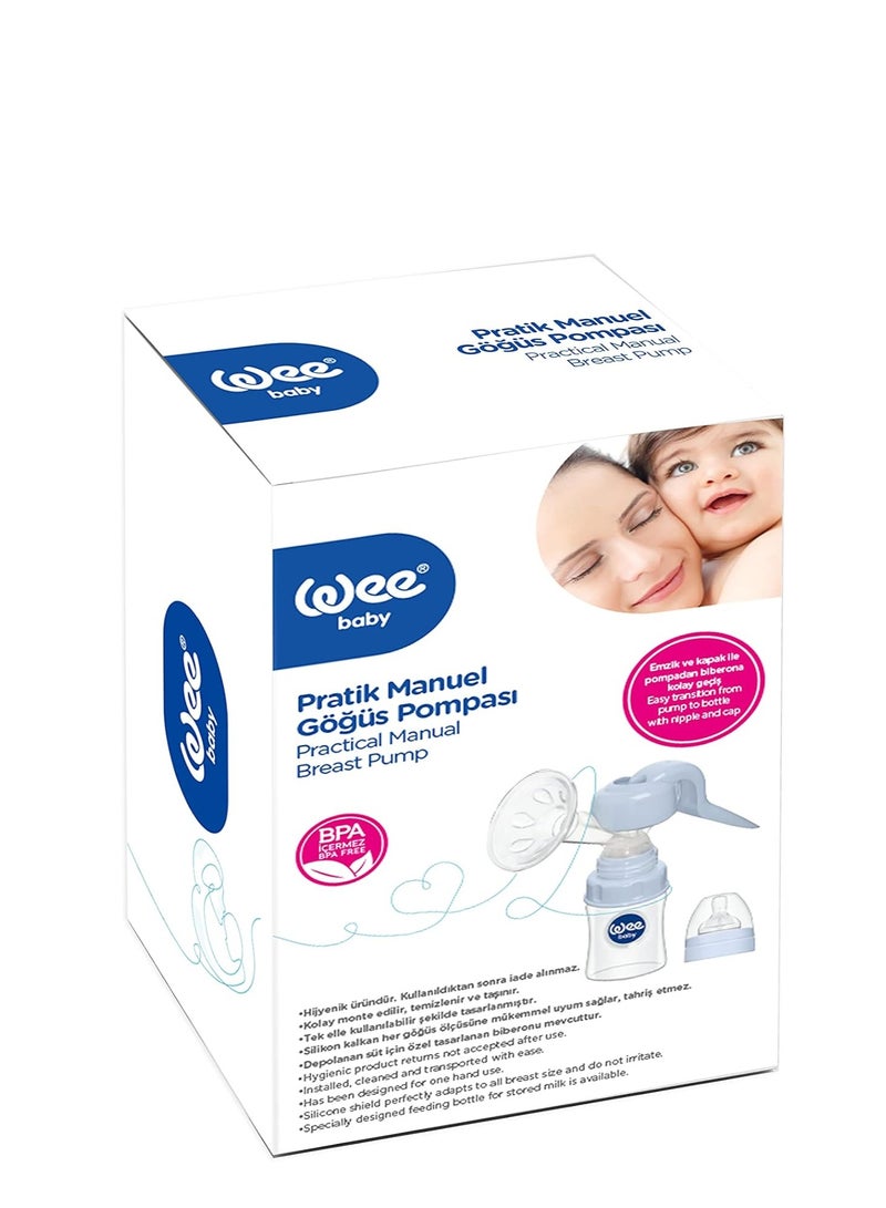 Wee Baby Manual Breast Pump + 20 Milk Storage Bag 200ml. - Image 4
