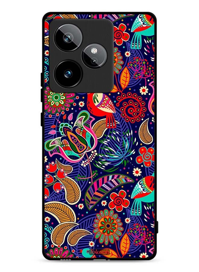 Tolwak Realme GT 7T 5G Protective Case Cover Birds And Floral Pattern