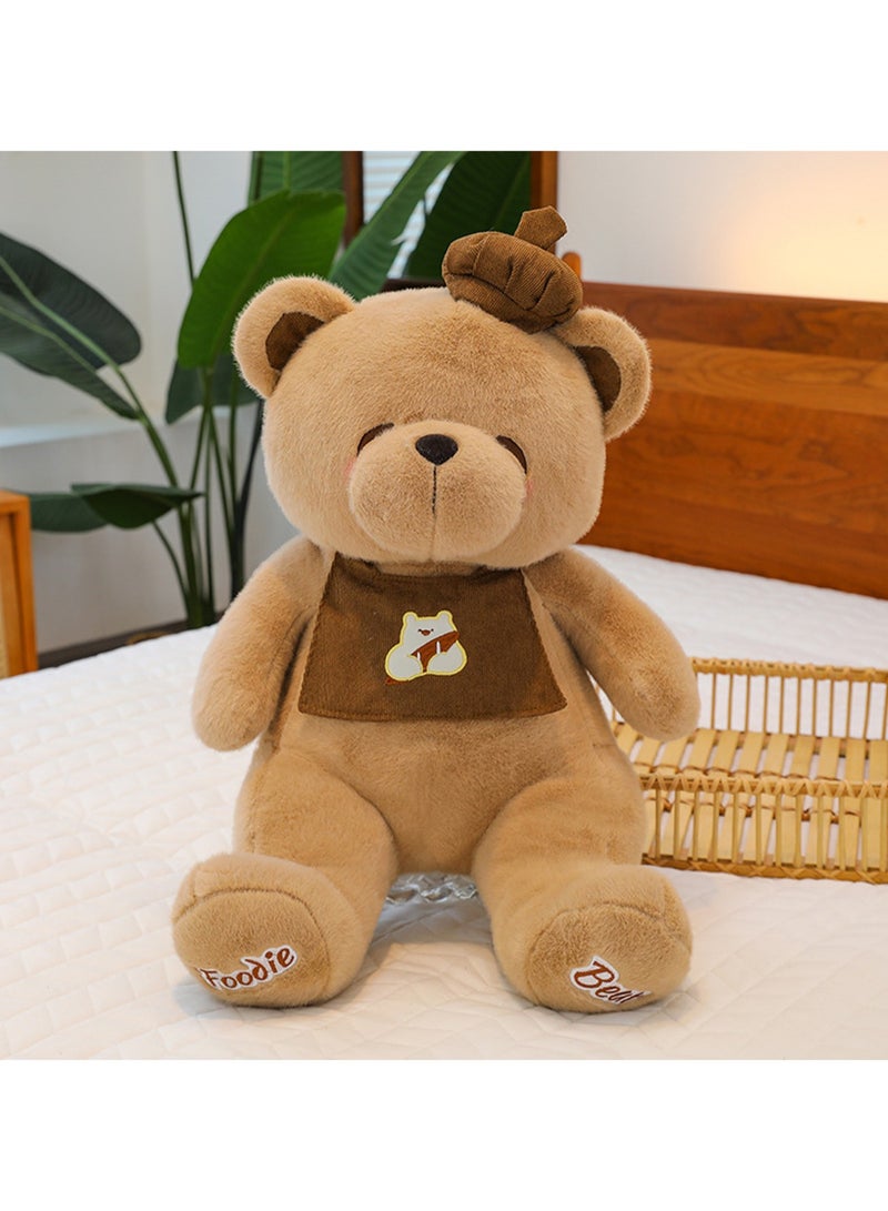 35 CM Cute Bear Plush Toy Soft Stuffed Cartoon Animal Doll For Girls And Boys All Ages Gift（Brown） - Image 3