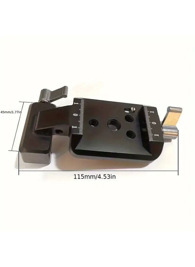 DJI RS3 Pro Vertical Bracket Black Compatible with RS2 RSC2 Stabilizers Camera Video Recording - Image 3