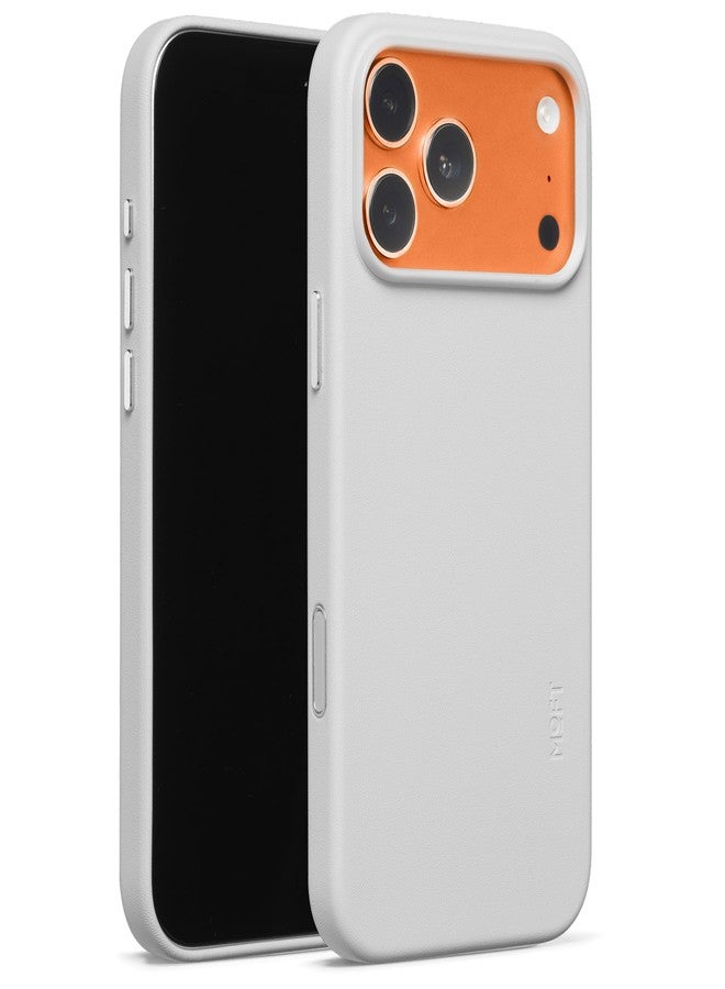 MOFT MOVAS Snap Case for iPhone 17 Pro Max, MagSafe Compatible, Soft-Touch Vegan Leather, Classic Minimalist Design, Lightweight, Stain-Resistant & Camera Protection - Image 1