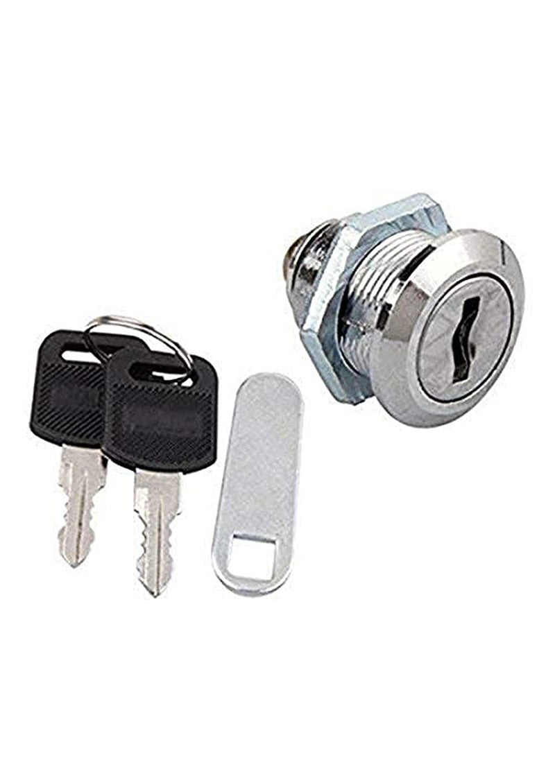DIY Crafts Diy Crafts 10550 6243 Cabinet Security Mailbox Lock With 2 Key for Drawer Mail Box Multicolor  - Image 1
