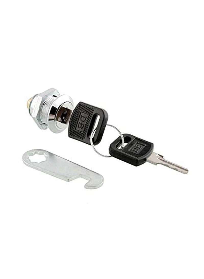 DIY Crafts Diy Crafts 10550 6243 Cabinet Security Mailbox Lock With 2 Key for Drawer Mail Box Multicolor  - Image 2