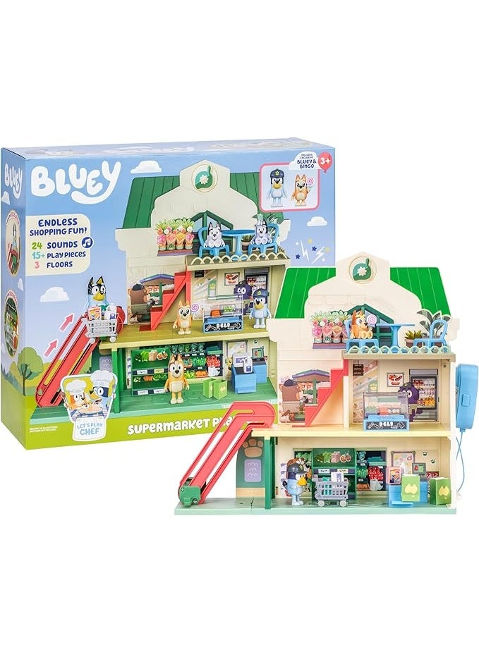 Bluey S13 Lets Play Chef Supermarket Playset 18918 - Image 1