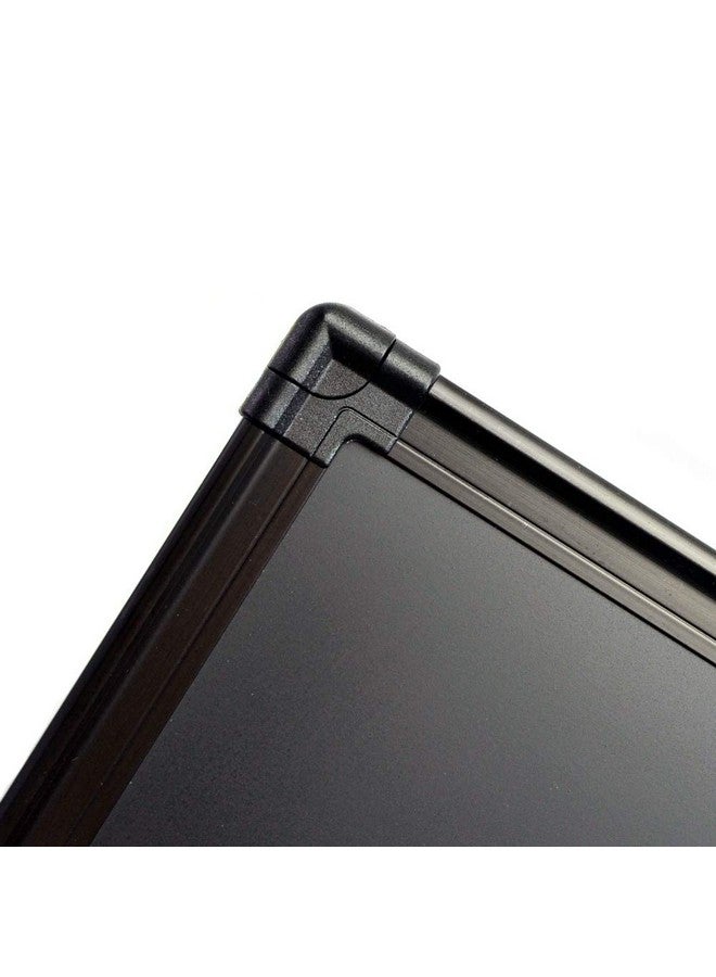 XBoard Magnetic Chalkboard Blackboard 36 X 24 Chalk Board/Black Board With 2 Magnets Black Aluminium Frame - Image 4