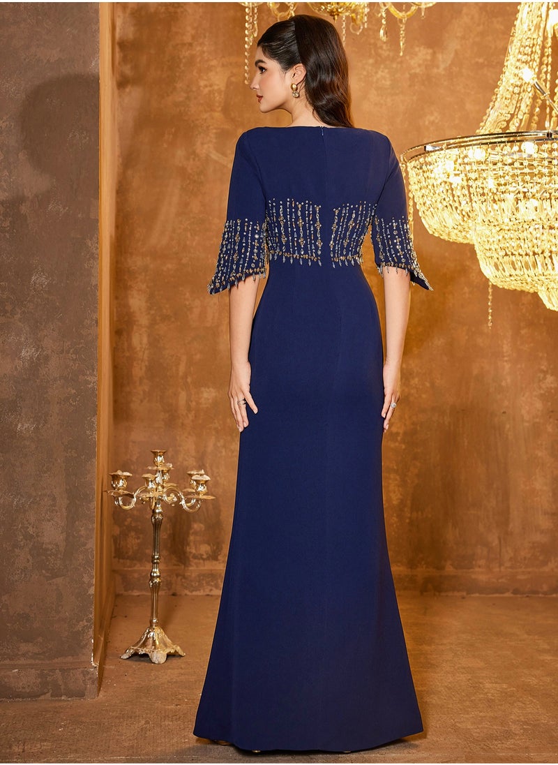 Madam Uniq Embellished Evening Dress  - Image 2