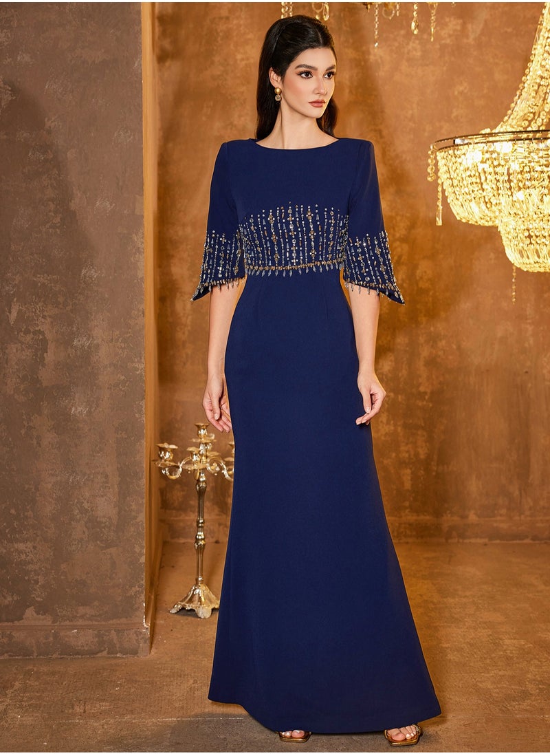 Madam Uniq Embellished Evening Dress  - Image 5